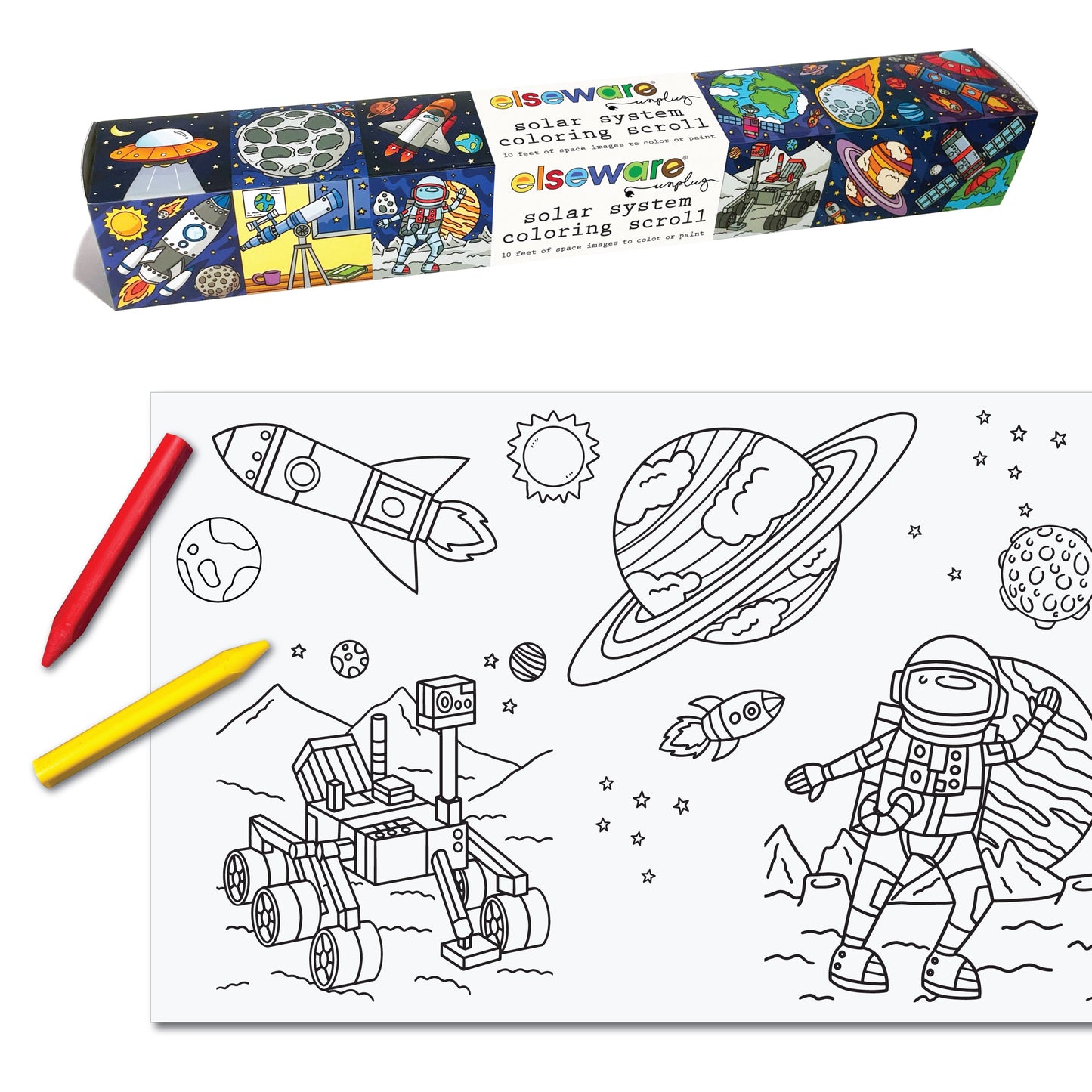 Outdoor Art Bundle | Chalk, Crayons, & Coloring Fun
