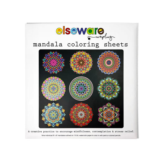 Mandala Coloring Sheets – Deluxe 110lb Paper