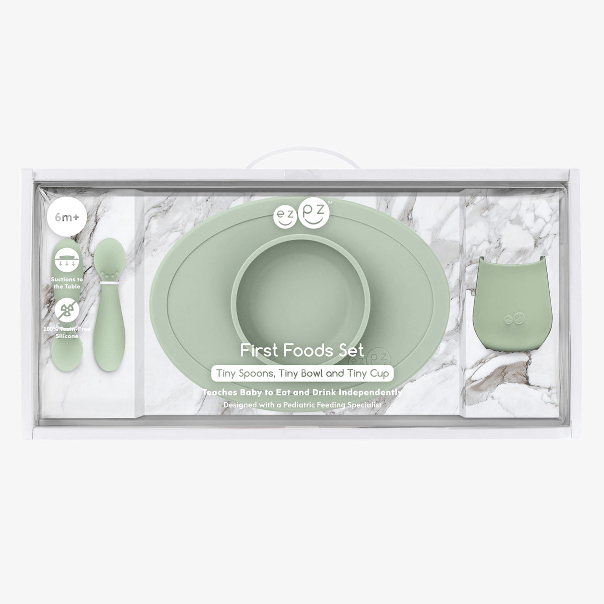 EZPZ First Foods Set – Non-Toxic & Eco-Friendly Baby Feeding Essentials