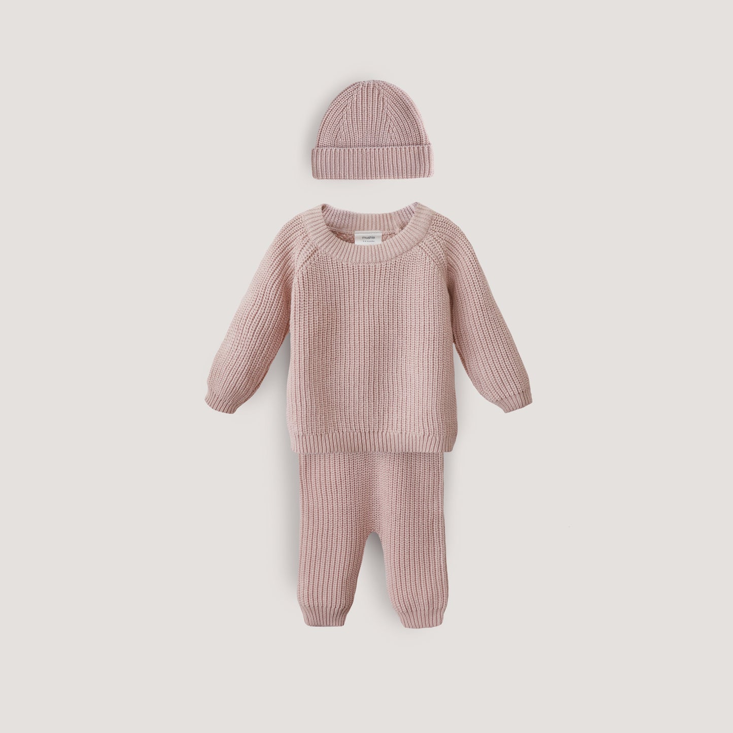 Mushie Organic Cotton Baby Chunky Knit Sweater