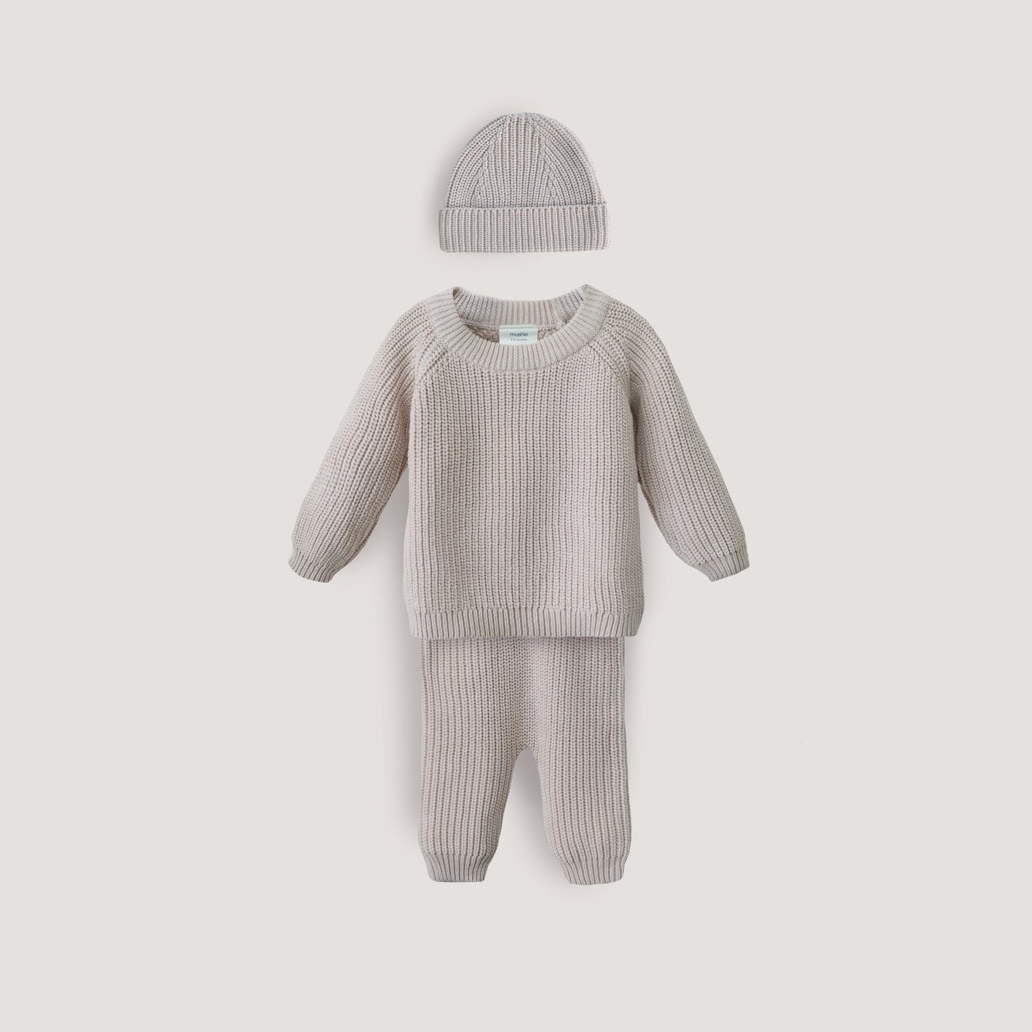 Mushie Organic Cotton Baby Chunky Knit Sweater