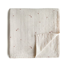 Load image into Gallery viewer, Mushie Organic Cotton Muslin Swaddle Blanket
