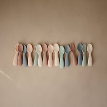 Load image into Gallery viewer, Silicone Toddler Starter Spoons 2-Pack
