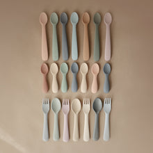 Load image into Gallery viewer, Silicone Toddler Starter Spoons 2-Pack

