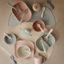 Load image into Gallery viewer, Silicone Toddler Starter Spoons 2-Pack
