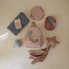 Load image into Gallery viewer, Mushie Organic Cotton Star Baby Lovey Security Blanket
