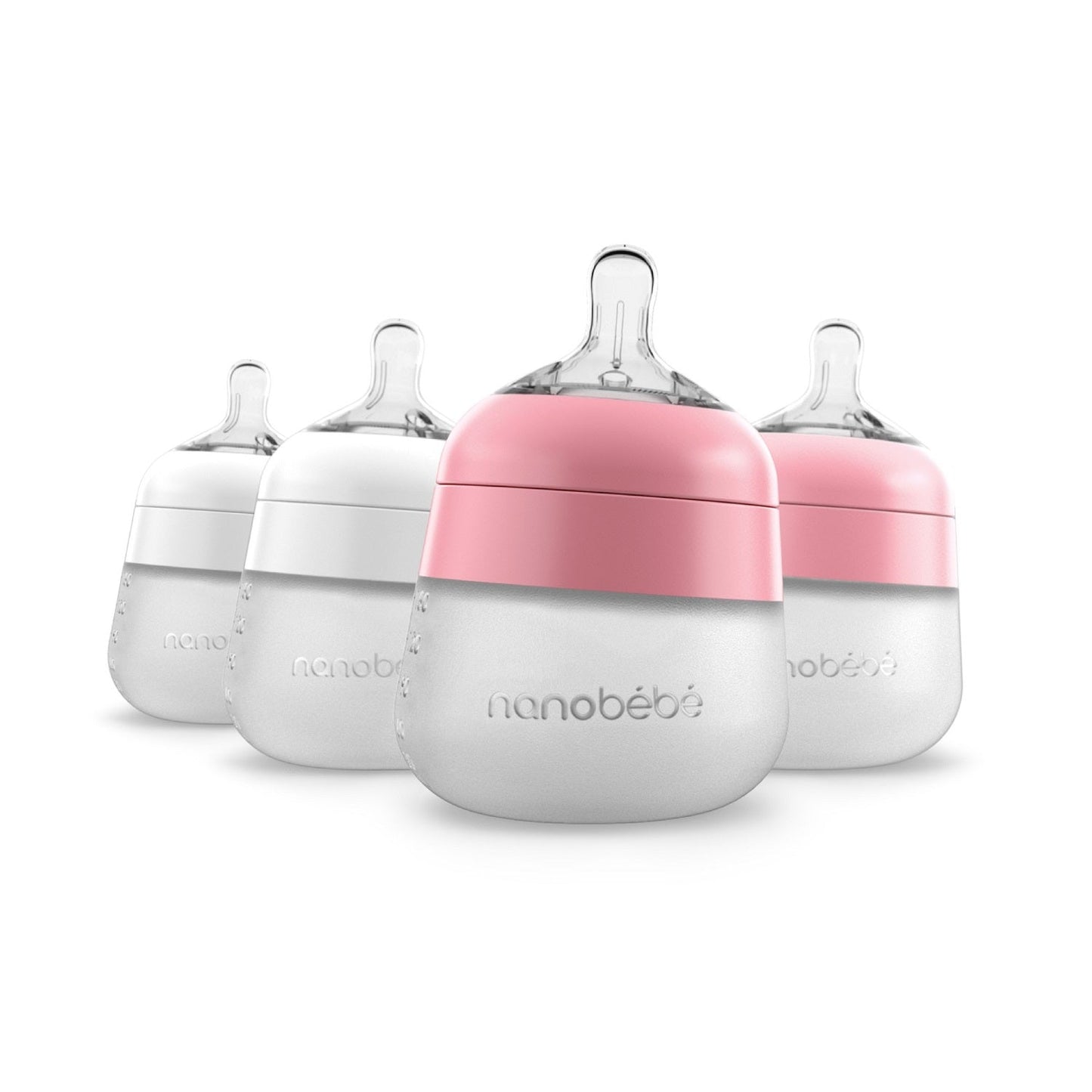 Nanobébé Flexy Silicone Baby Bottle | 5 oz Newborn Size