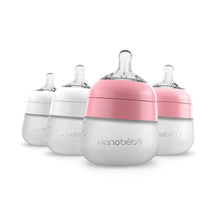 Load image into Gallery viewer, Nanobébé Flexy Silicone Baby Bottle | 5 oz Newborn Size
