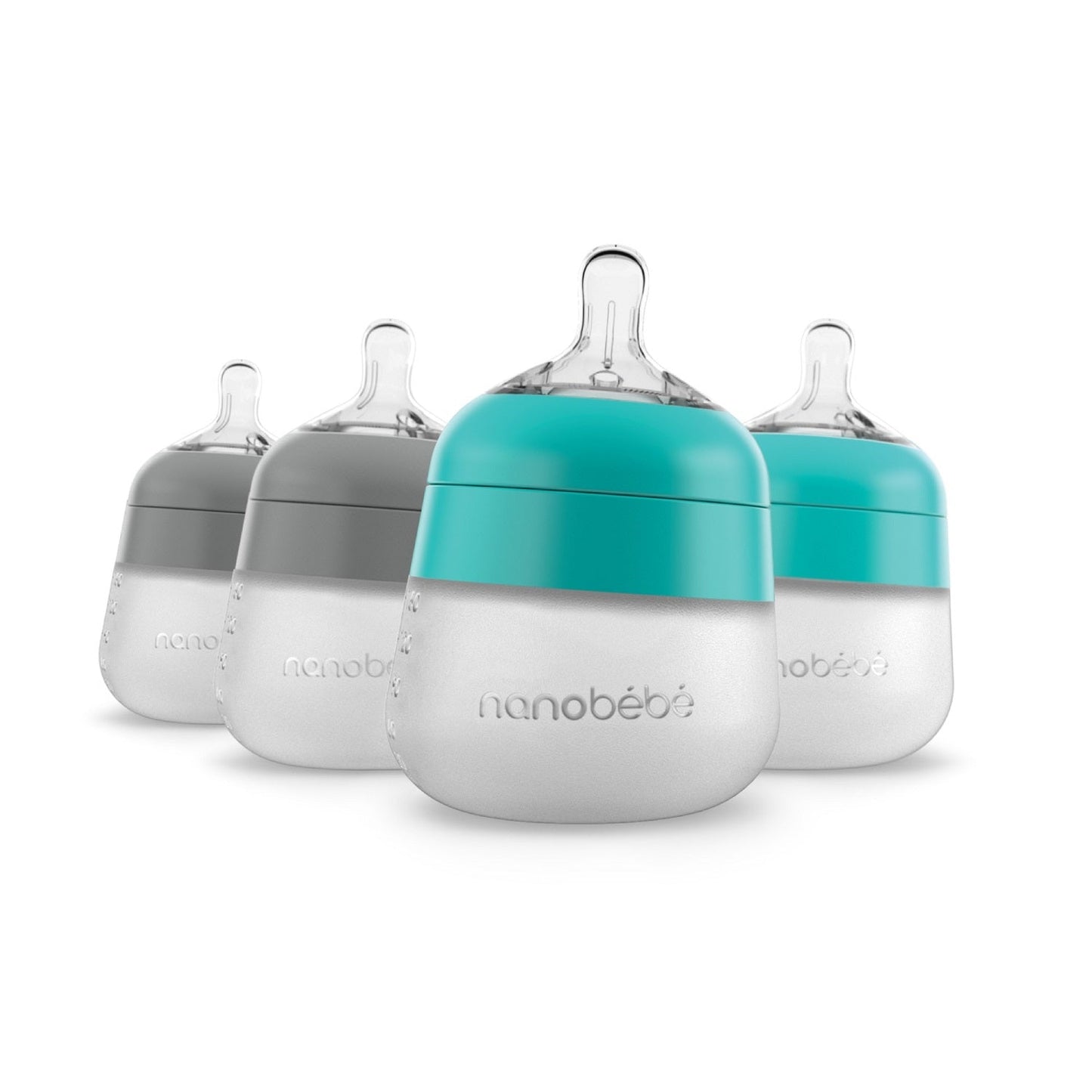 Nanobébé Flexy Silicone Baby Bottle | 5 oz Newborn Size