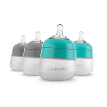 Load image into Gallery viewer, Nanobébé Flexy Silicone Baby Bottle | 5 oz Newborn Size
