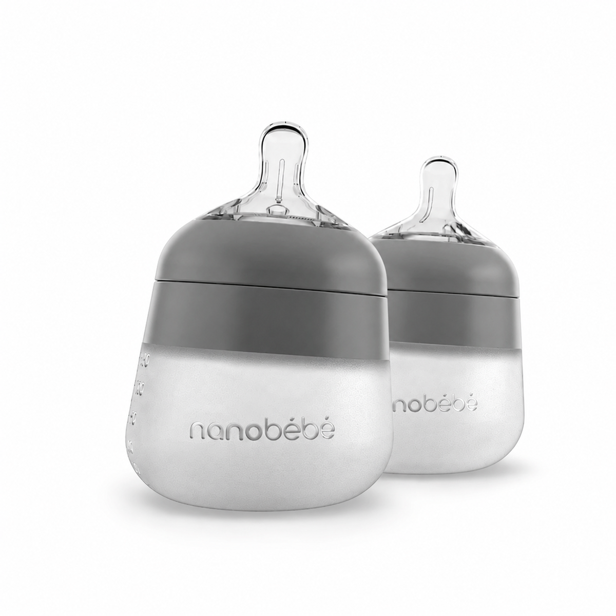 Nanobébé Flexy Silicone Baby Bottle | 5 oz Newborn Size