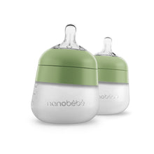Load image into Gallery viewer, Nanobébé Flexy Silicone Baby Bottle | 5 oz Newborn Size

