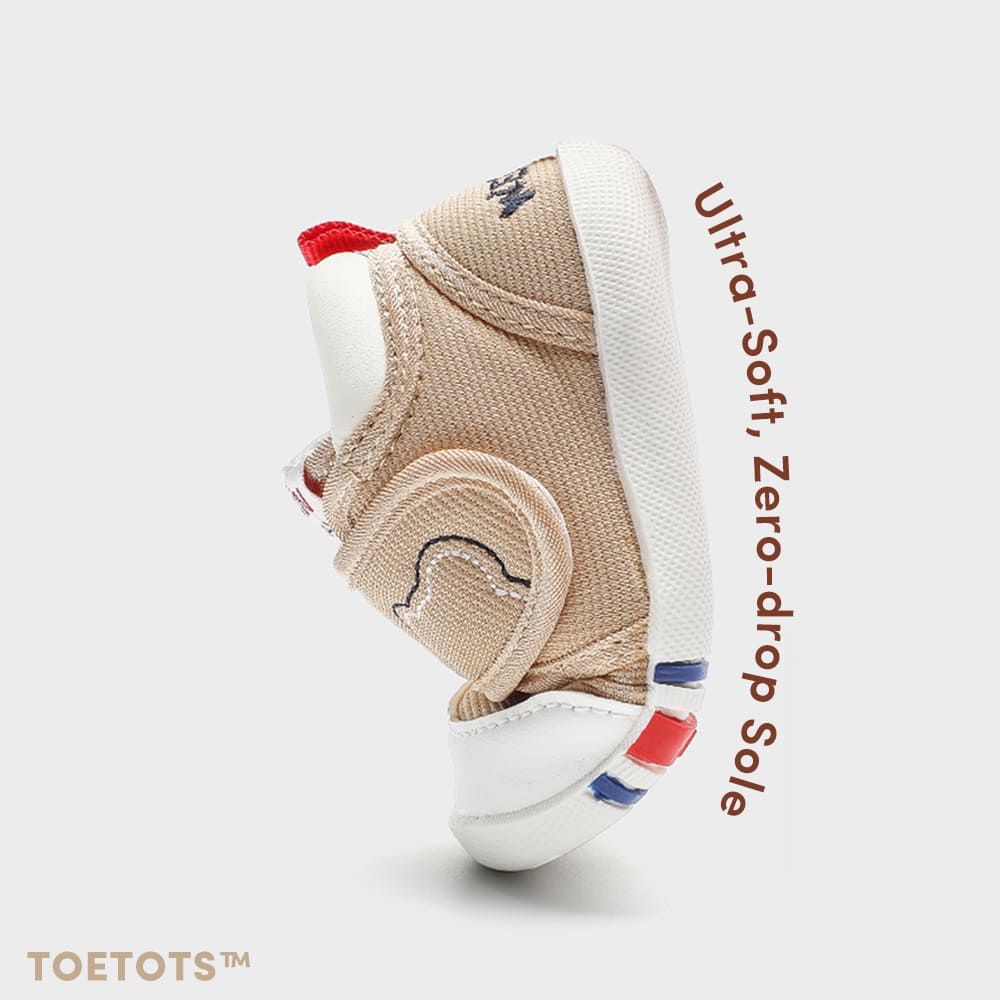 Flopsy Toddler Shoes – Recycled Leather, Velcro Strap, Roomy Toe Box