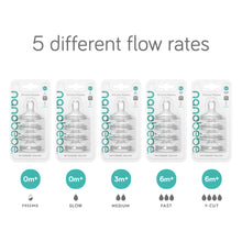 Load image into Gallery viewer, Nanobébé Silicone Anti-Colic Baby Bottle Nipples
