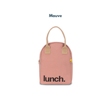 Load image into Gallery viewer, Fluf Organic Cotton Zipper Lunch Bag
