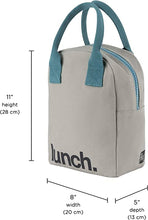 Load image into Gallery viewer, Fluf Organic Cotton Zipper Lunch Bag
