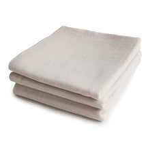 Load image into Gallery viewer, Organic Cotton Muslin Cloths 3-Pack
