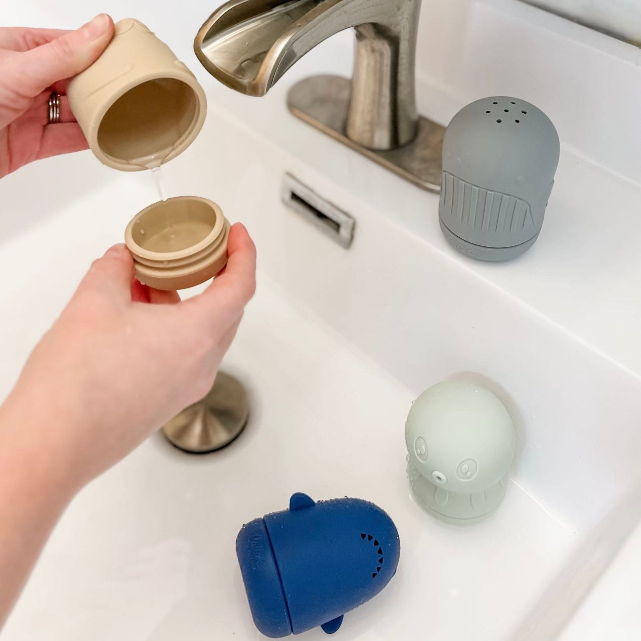 Easy-Clean Bath Toy Set