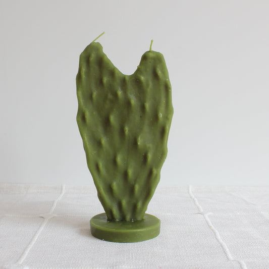 Heart Nopal Beeswax Candle
