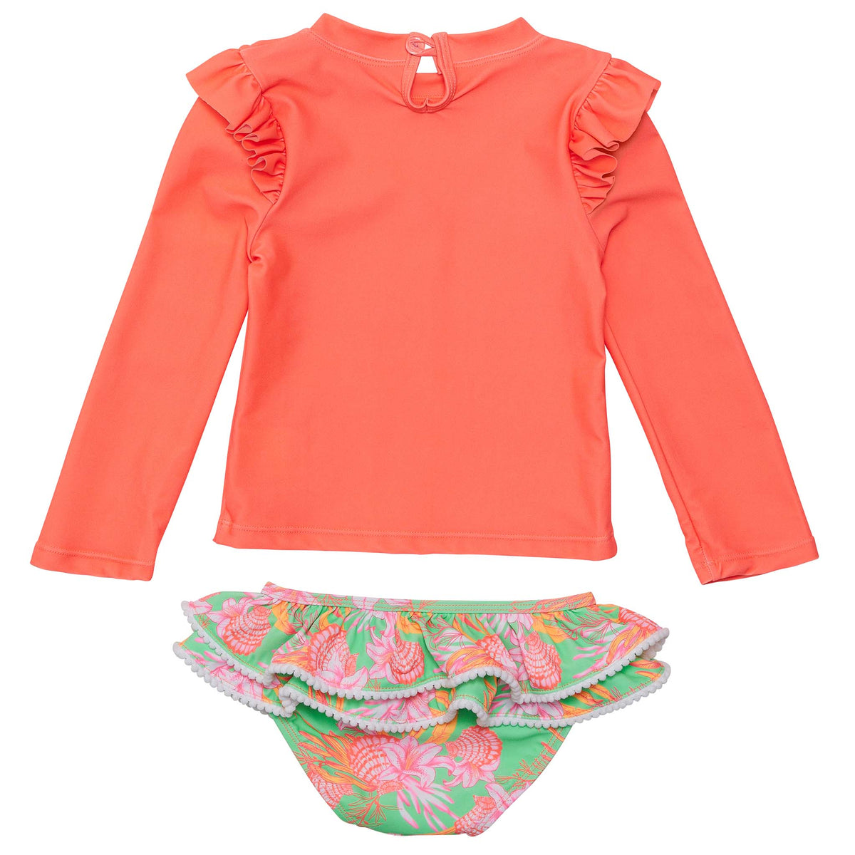 Double Shell Ruffles Coastal Shells Sustainable Ruffle Set – Nature Kids Co.