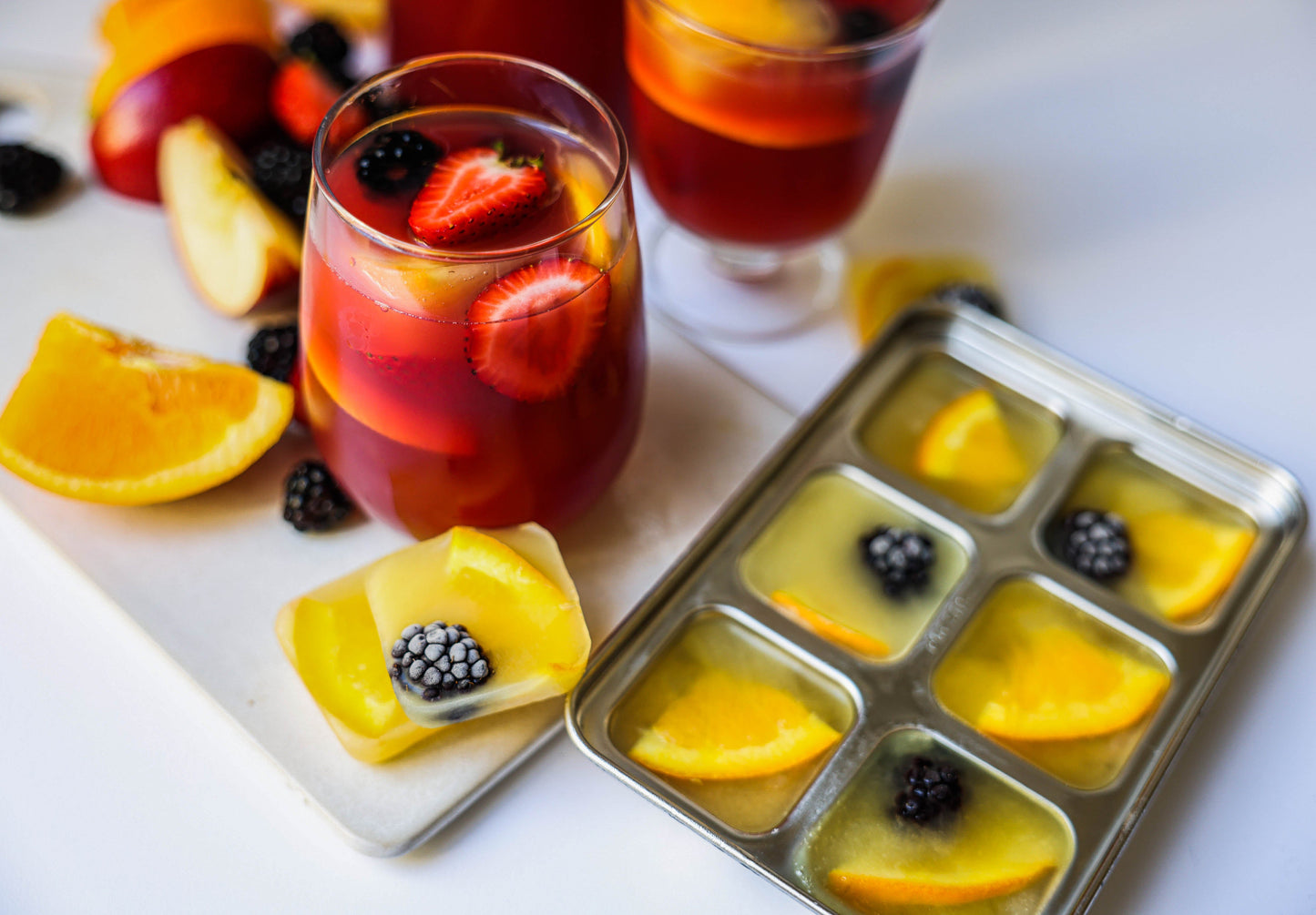 Ecozoi STAINLESS STEEL ICE CUBE TRAYS, 12 Large Cubes, 2 PACK