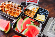 Load image into Gallery viewer, STAINLESS STEEL LUNCH BOX, 3 TIER Leak Proof, 3 COMPARTMENTS, 75 OZ
