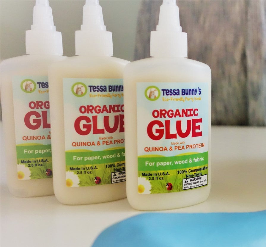 Tessa Bunny's Organic School Glue – Non-Toxic, Plant-Based, PVA-Free & Borax-Free