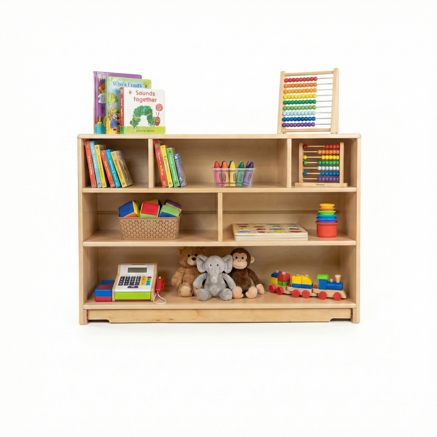 Montessori Classroom Shelf - 4' x 32" - Closed Back