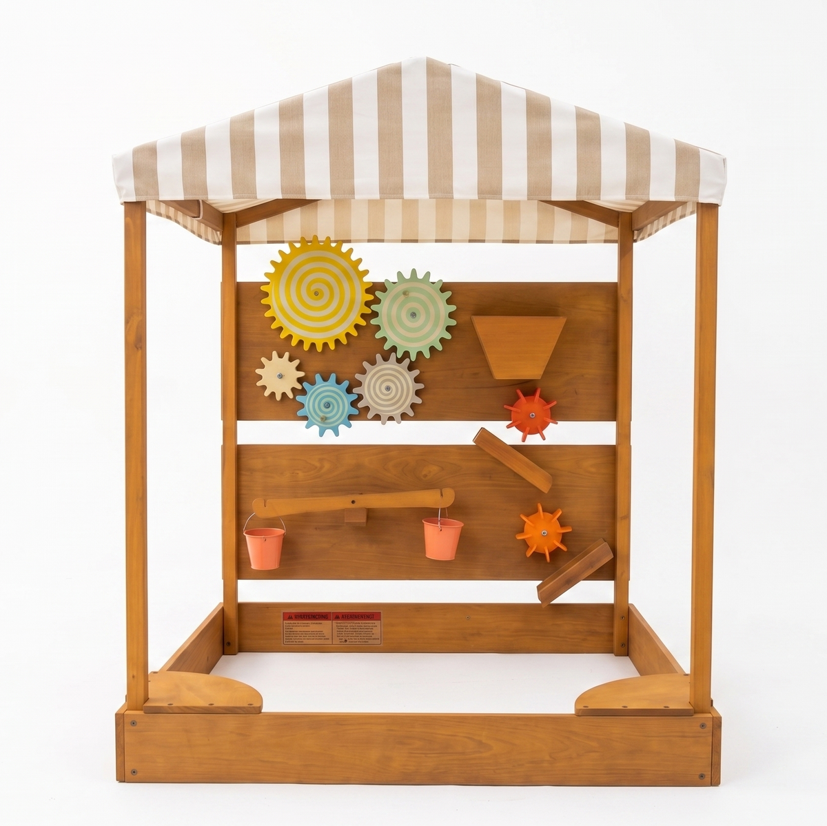 Avenlur Koa Outdoor Water Wall & Sensory Play Market – Solid Wood Backyard Playset