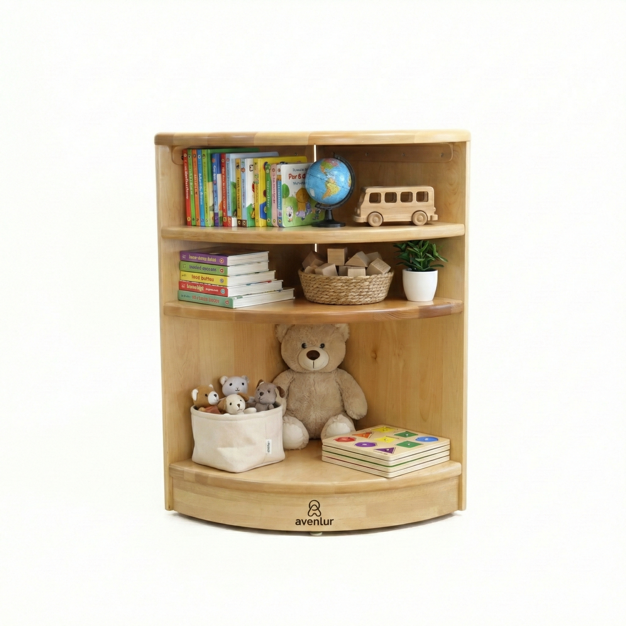 Montessori Classroom Corner Shelf