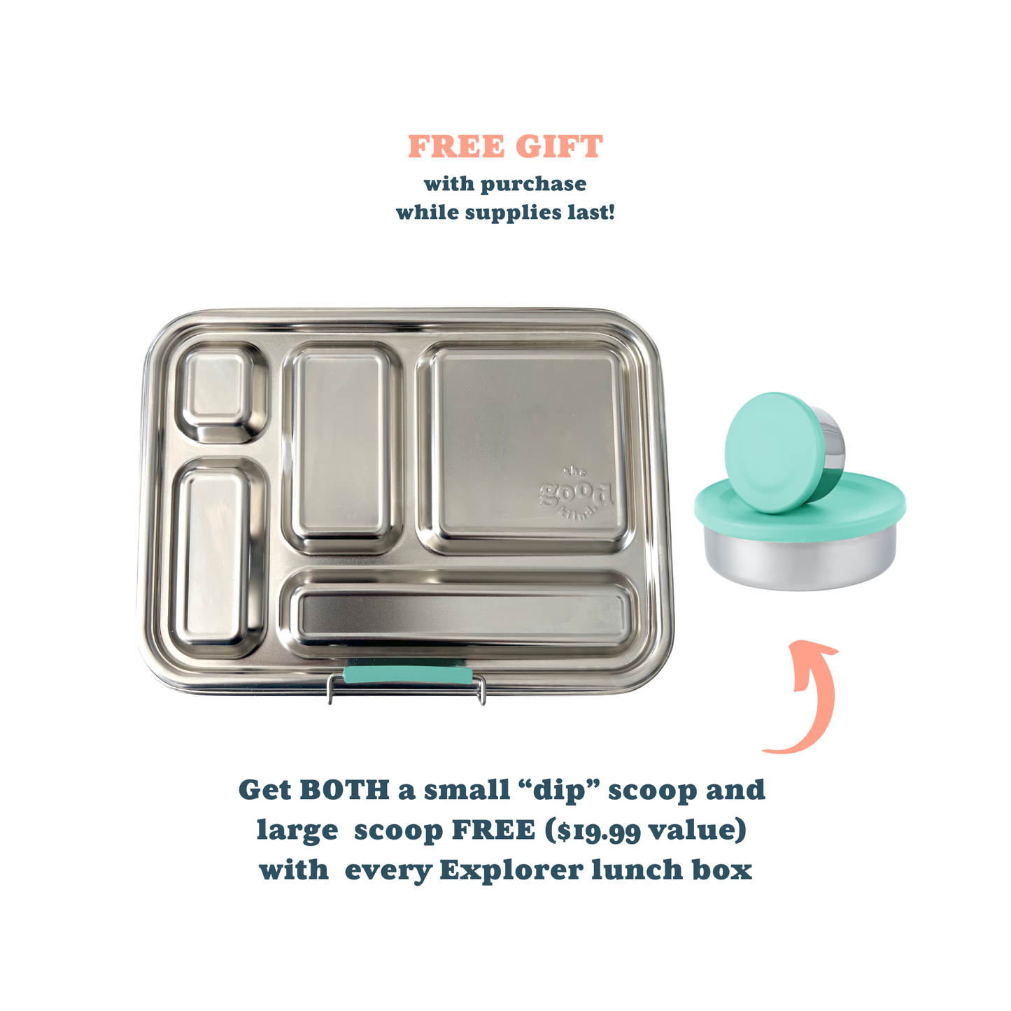 The Good Kiind Stainless Steel The Explorer™ Bento Lunch Box