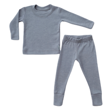 Load image into Gallery viewer, Merino Thermal Base-layer Set  - silver gray
