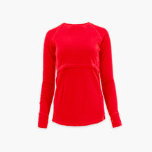 Load image into Gallery viewer, Women&#39;s Nursing Long Sleeve Baselayer Long Sleeve Shirt - 100% Merino Wool
