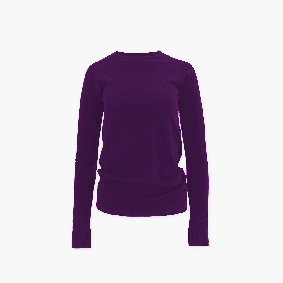 Adult Long Sleeve – 100% Merino Wool – Unisex Baselayer