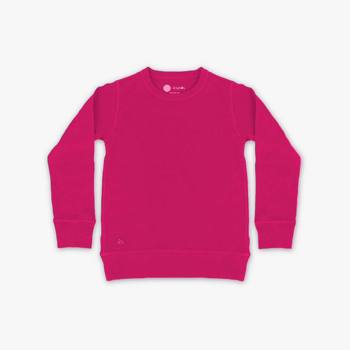 Grown Up Adventure Crew | 100% Merino Wool Mid Layer