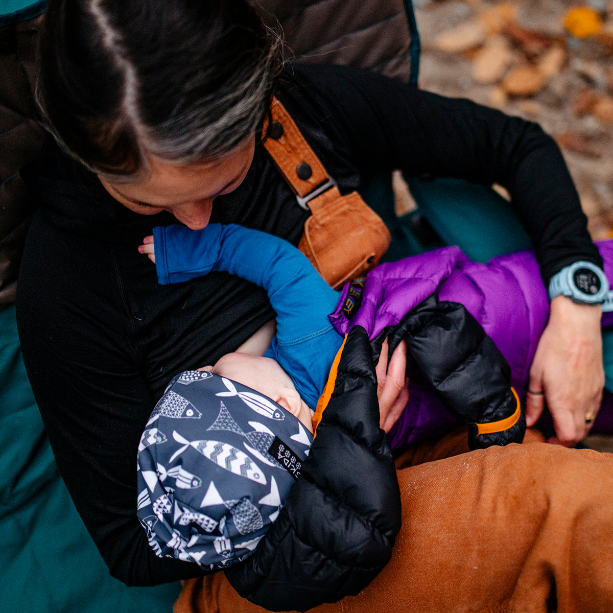 Women's Nursing Long Sleeve Baselayer Long Sleeve Shirt - 100% Merino Wool