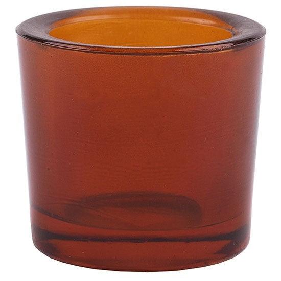 Bluecorn Heavy Glass Votive Candle Holders – 50% Recycled Glass, Single or Case of 12