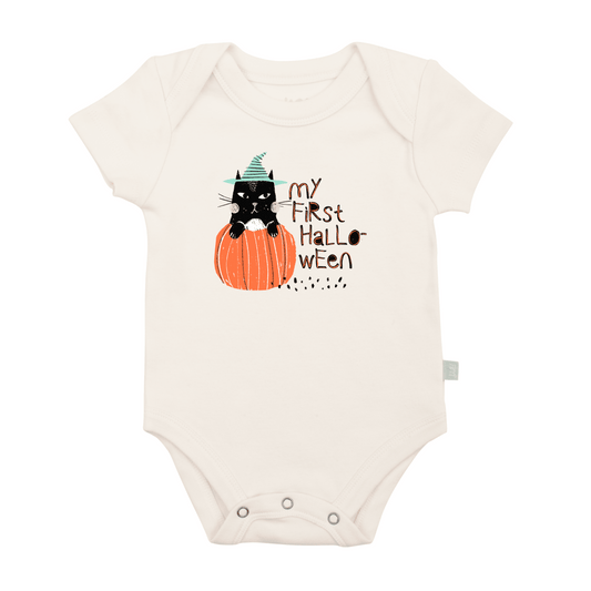 graphic bodysuit | my first halloween cat