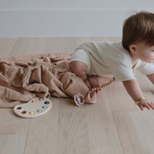 Load image into Gallery viewer, Mushie Organic Cotton Muslin Swaddle Blanket
