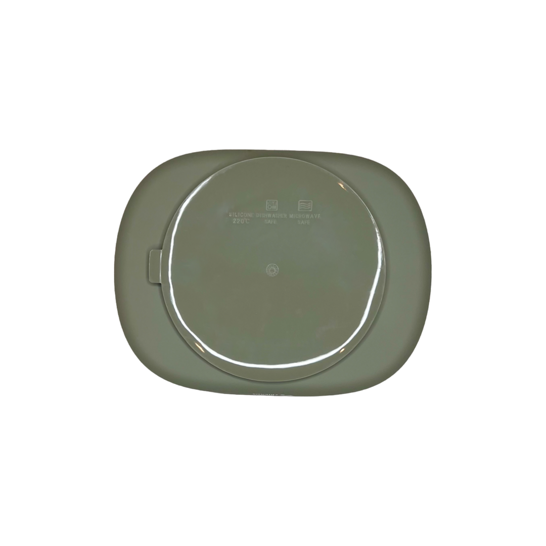 Calla and Friends 4-Section Suction Plate | Food-Grade Silicone Divided Plate for Toddlers