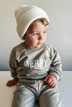 Load image into Gallery viewer, Merry Graphic Organic Cotton 2pc Jogger Set
