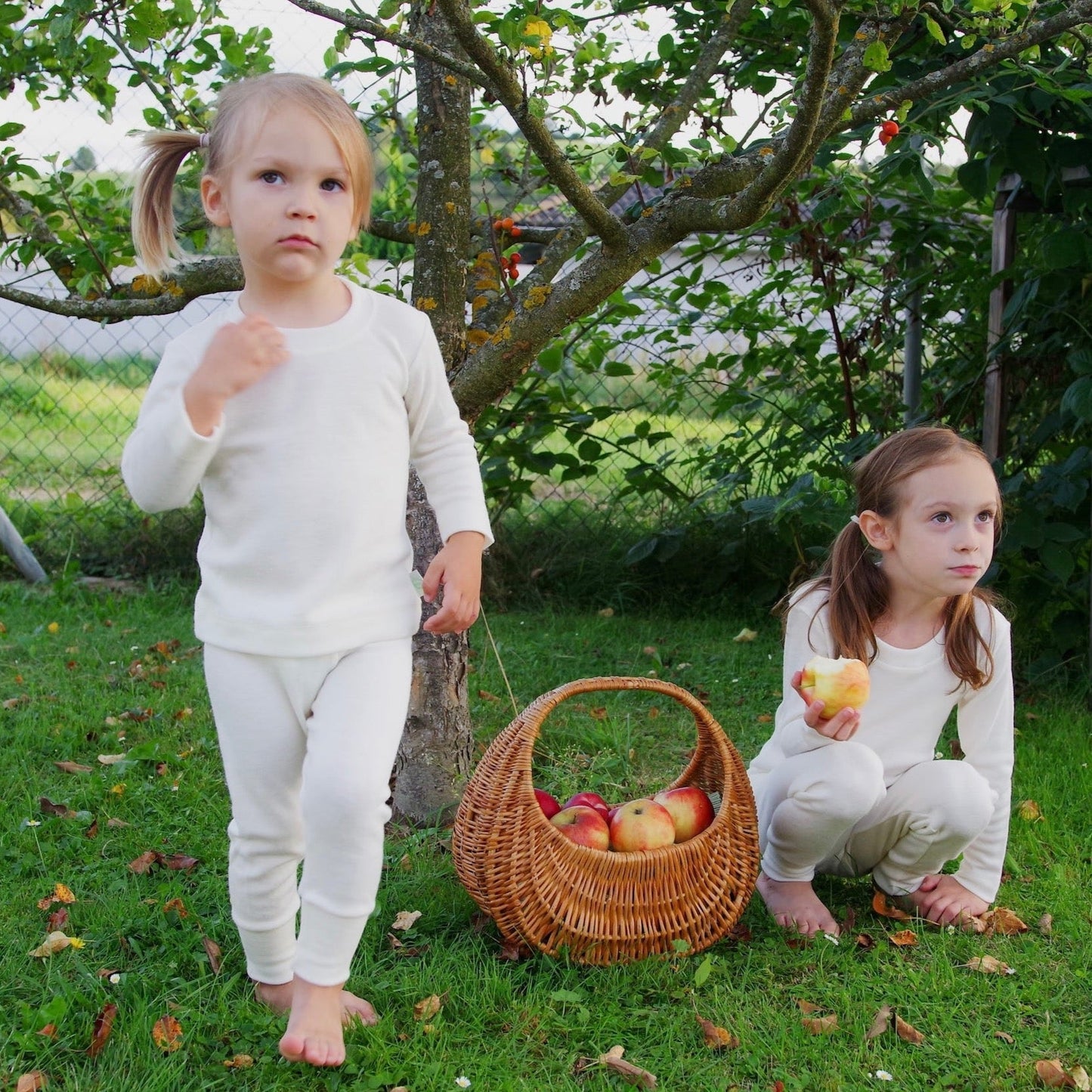 Baby in Merino Thermal Base Layer Set - 100% Non-Superwash Merino Wool 250gsm | Off White