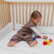 Load image into Gallery viewer, 2-LAYER MERINO WOOL SLEEP SACK WITH OPEN LEGS - mele beige
