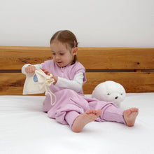 Load image into Gallery viewer, 2-LAYER MERINO WOOL SLEEP SACK WITH OPEN LEGS - rose pink
