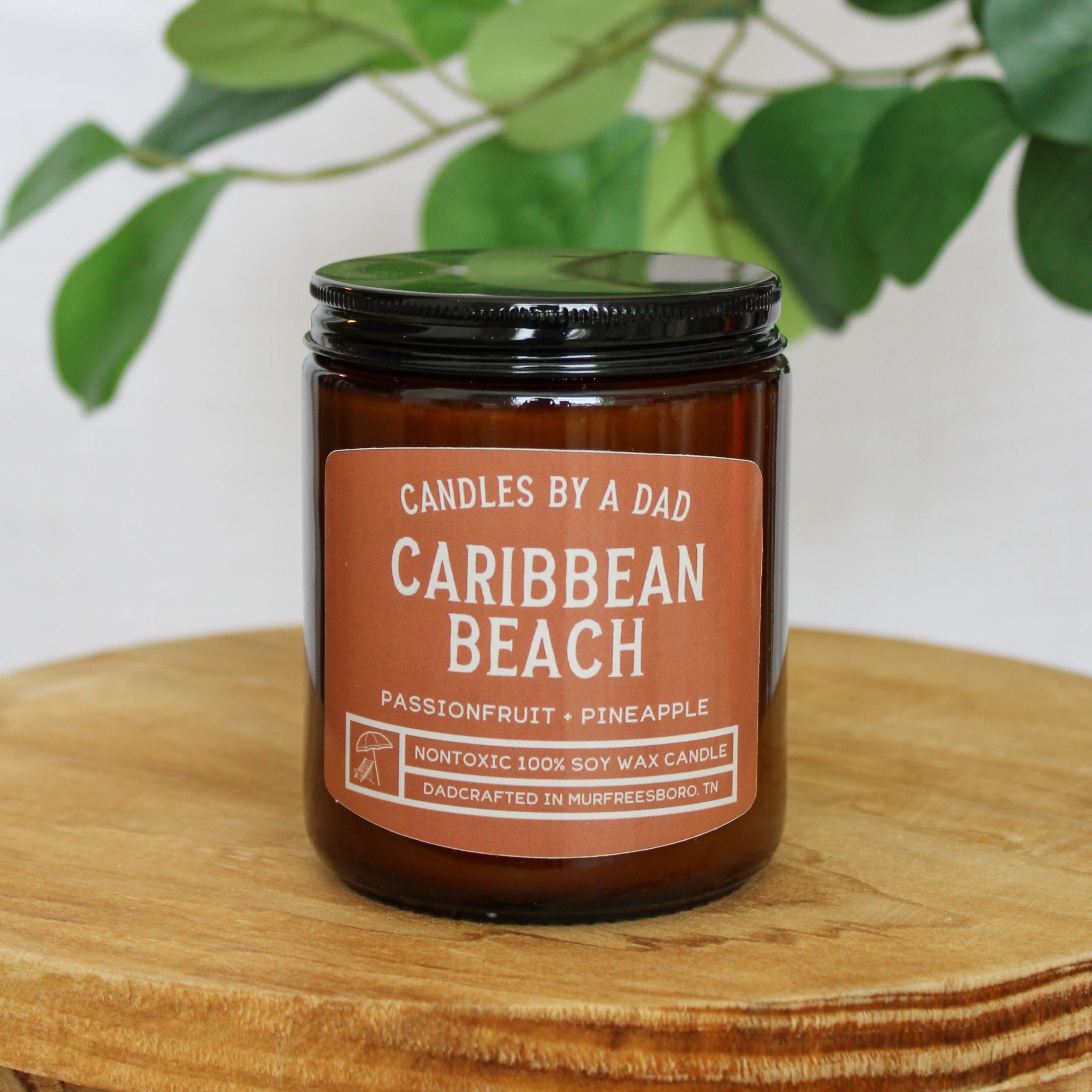 Candles By A Dad Caribbean Beach Candle