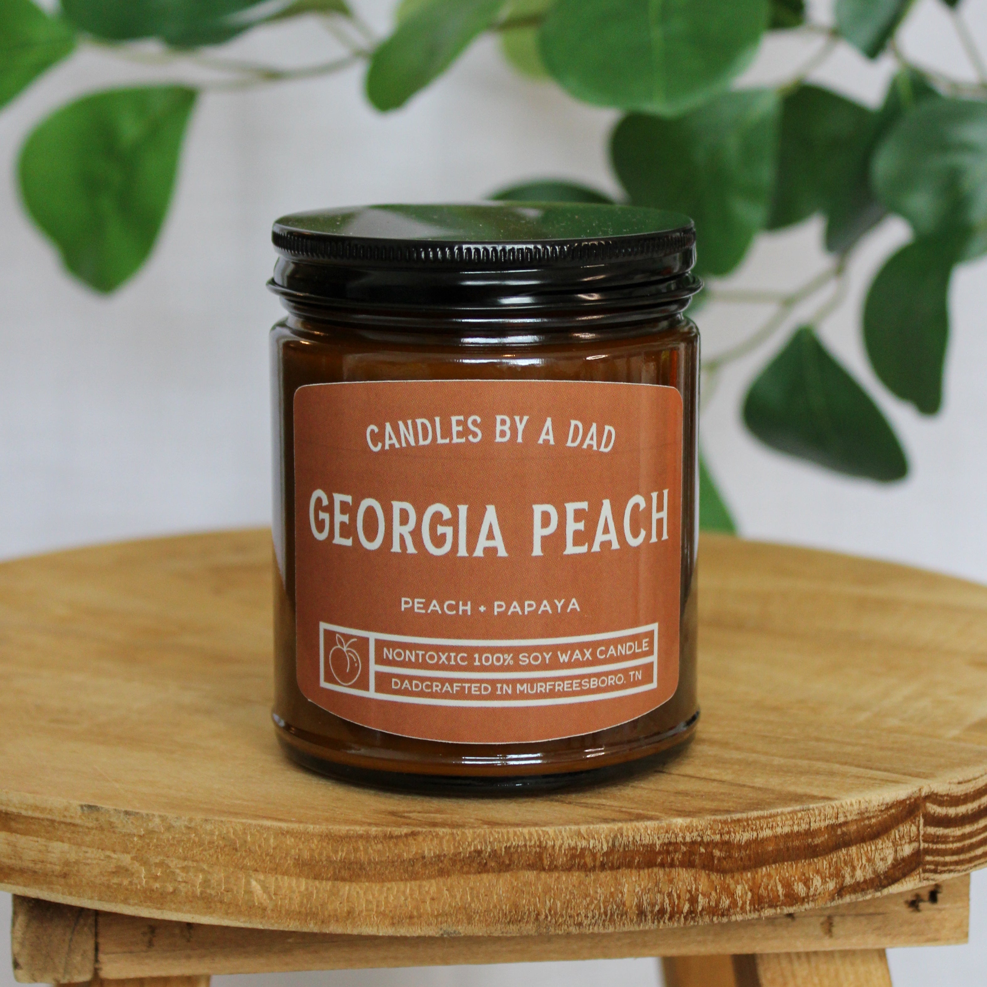 Candles By A Dad Georgia Peach Candle