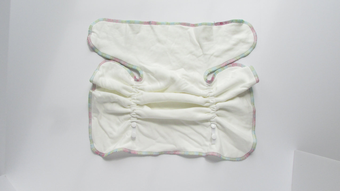 Flex-Fit Winged Perfect fit Preflat (WPFP) Organic Reusable Diaper Set