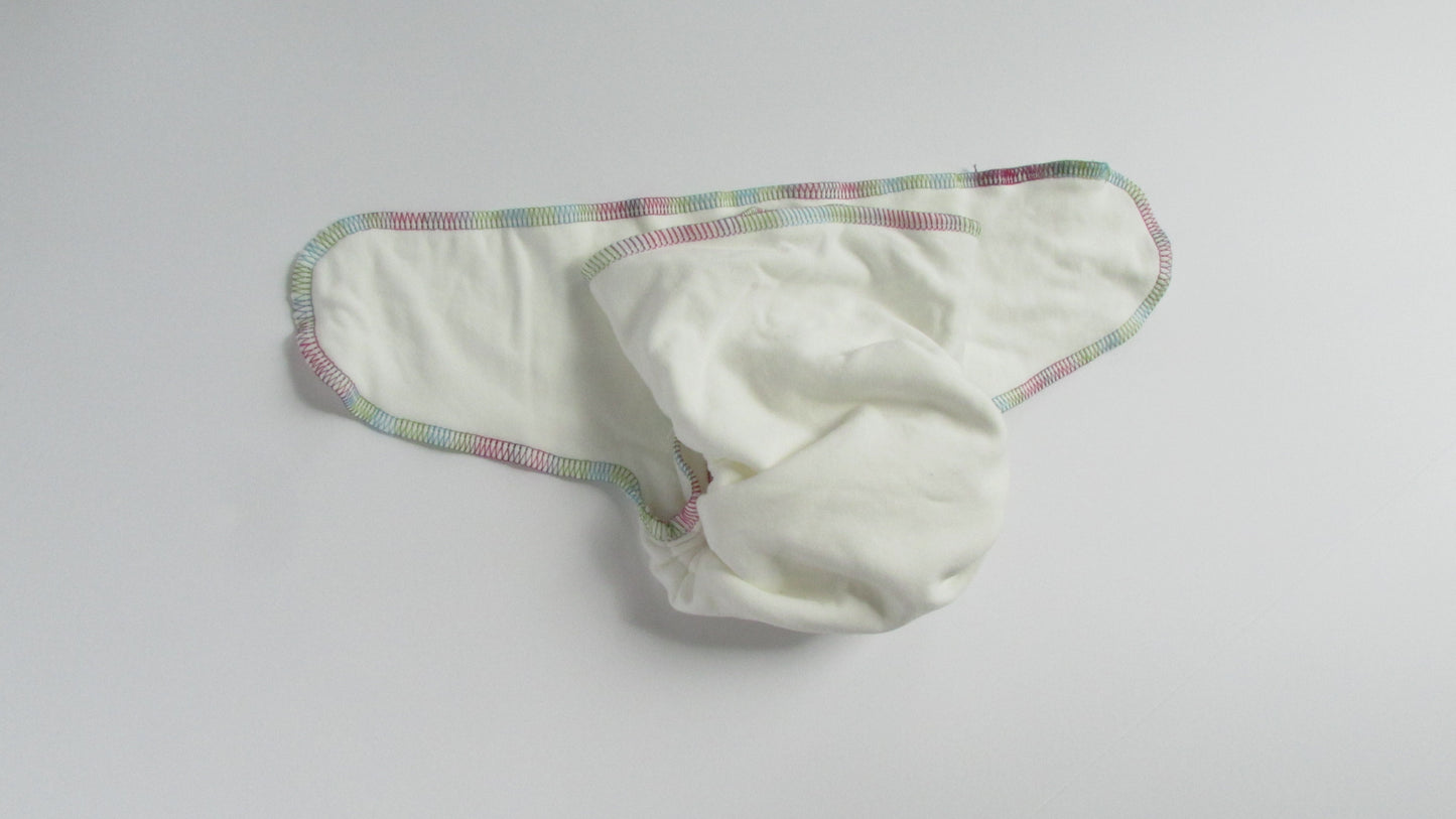 Flex-Fit Winged Perfect fit Preflat (WPFP) Organic Reusable Diaper Set