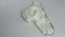 Load image into Gallery viewer, Black Flex-Fit Winged Perfect fit Preflat (WPFP) Organic Cloth Diapers (Set of 3)
