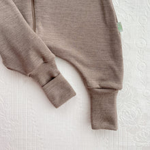 Load image into Gallery viewer, 2-LAYER MERINO WOOL SLEEP SACK WITH OPEN LEGS - mele beige
